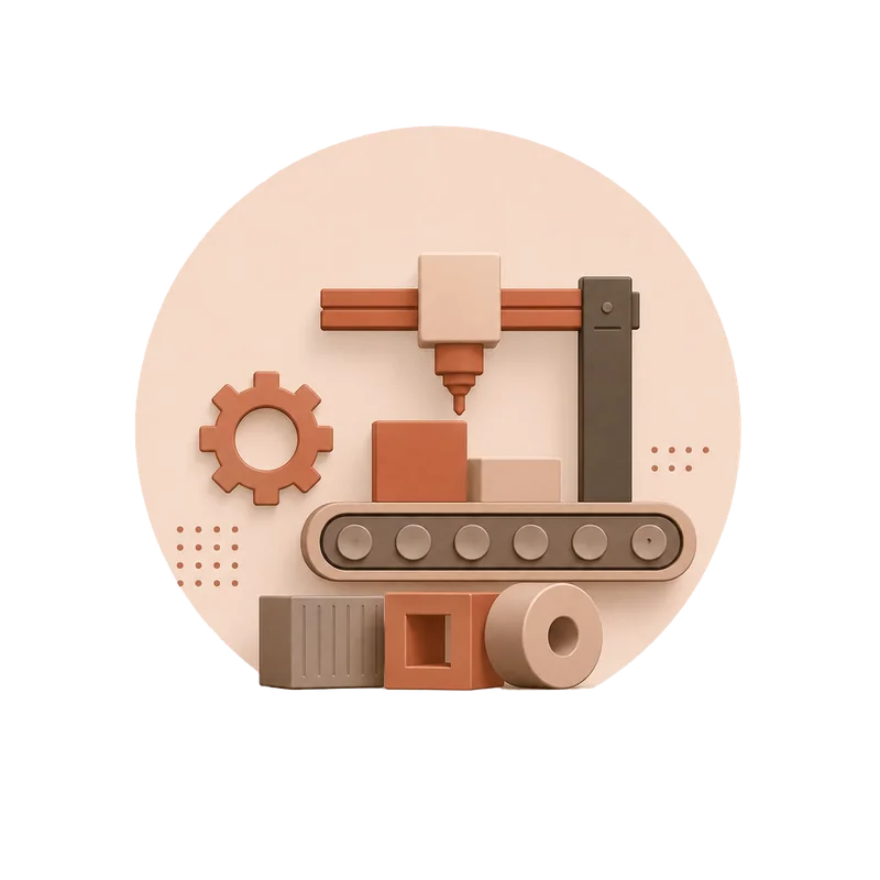 Ilustración de fabricación
