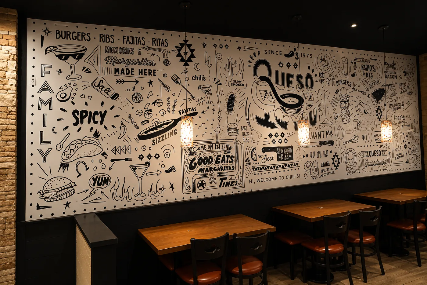 Branding Espacial: Mural brandeado